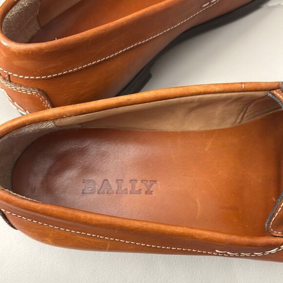 Bally Men's Brown Loafers sz 7 - Picture 2 of 5